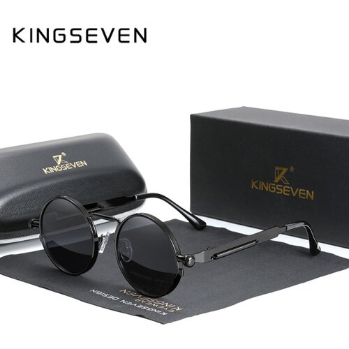 KINGSEVEN Muške naočare za sunce N7579 crne